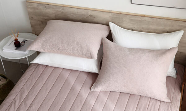 Ao goi Thin Pigment Pillow-Pinkbeige (2) Vỏ Áo gối cao cấp Hàn Quốc Thin Pigment Pillow