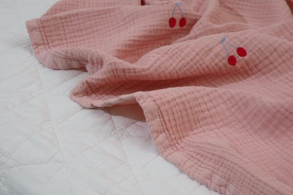 OLYMPUS DIGITAL CAMERA Chăn mỏng mùa hè Hàn Quốc cao cấp Breeze Embroidery