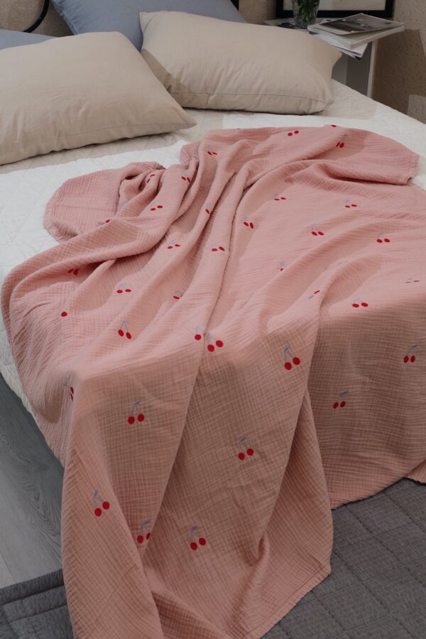 OLYMPUS DIGITAL CAMERA Chăn mỏng mùa hè Hàn Quốc cao cấp Breeze Embroidery