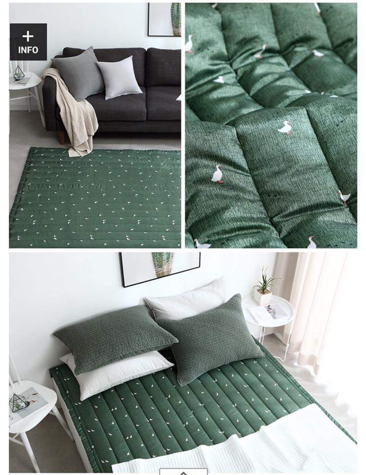 Tấm thảm trải sàn phòng ngủ Hàn Quốc 