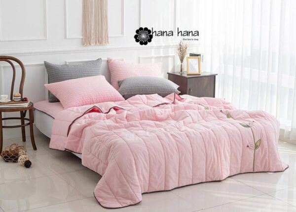 Bo chan ga cotton Han Quoc TIARA (1) Bộ chăn ga cotton Hàn Quốc Tiara