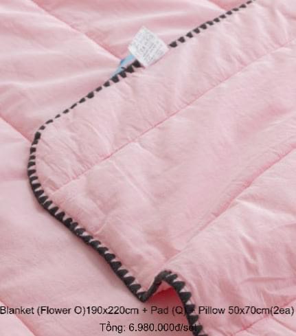 Bo chan ga cotton Han Quoc TIARA (4) Bộ chăn ga cotton Hàn Quốc Tiara