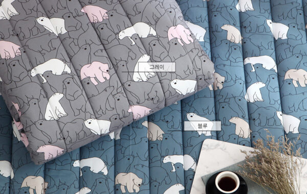 Tam trai da nang Han Quoc Dearbear (7) Thảm trải đa năng Hàn Quốc Dearbear