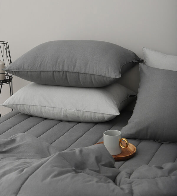 Vo goi cotton khong chan (42) Vỏ gối cotton không chần Hana Hana