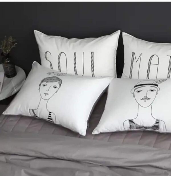 Vo goi cotton khong chan (54) Vỏ gối cotton không chần Hana Hana