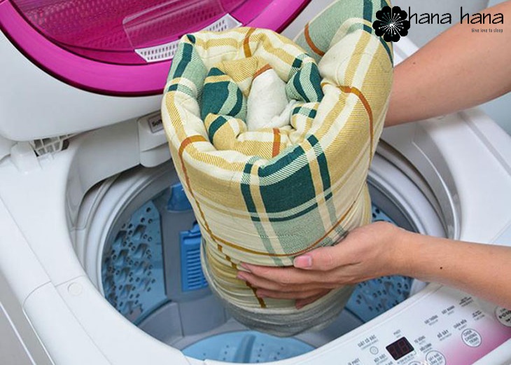 Cách giặt chăn ga bằng máy đúng cách
