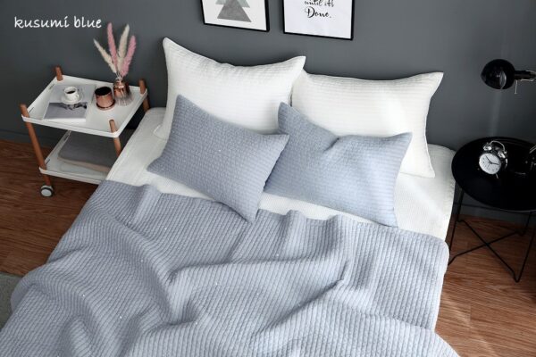 Paulline star Sky &white 2 Chăn hè thu cao cấp Hàn Quốc cotton - Paul Star Pigment Pad