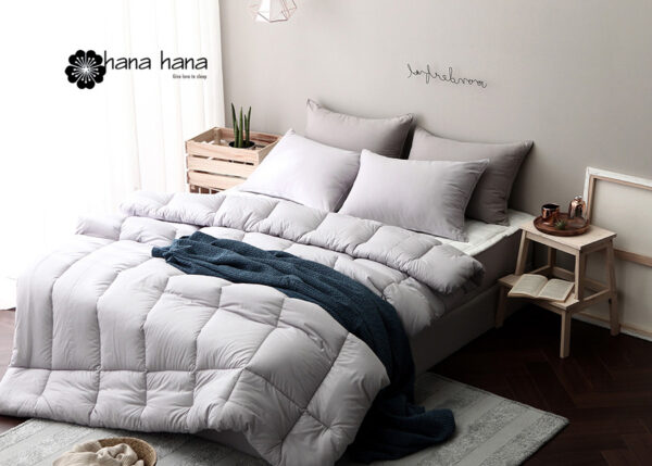 Plus duvet ( Purple gray2) Set chăn thu đông Plus Comforter