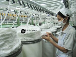 Quy trình sản xuất chăn gối Cotton