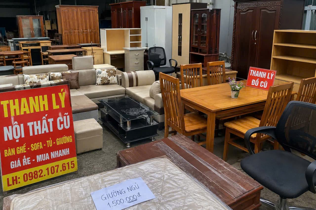 Thu Mua Bàn Ghế Cũ Hà Nội Giá Cao