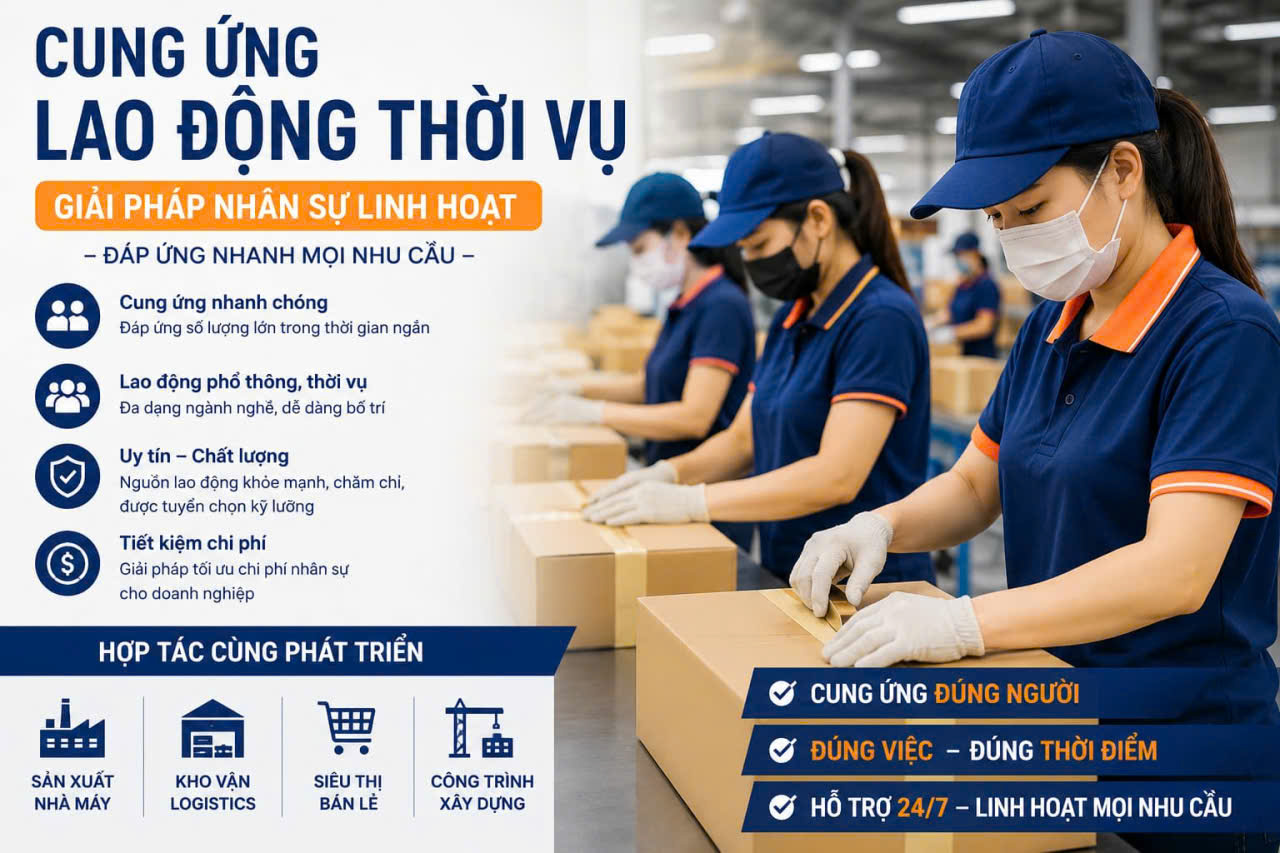 Dịch Vụ Cung Ứng Nhân Lực Tại TPHCM