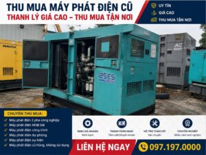 Đơn vị thu mua máy phát điện cũ giá cao
