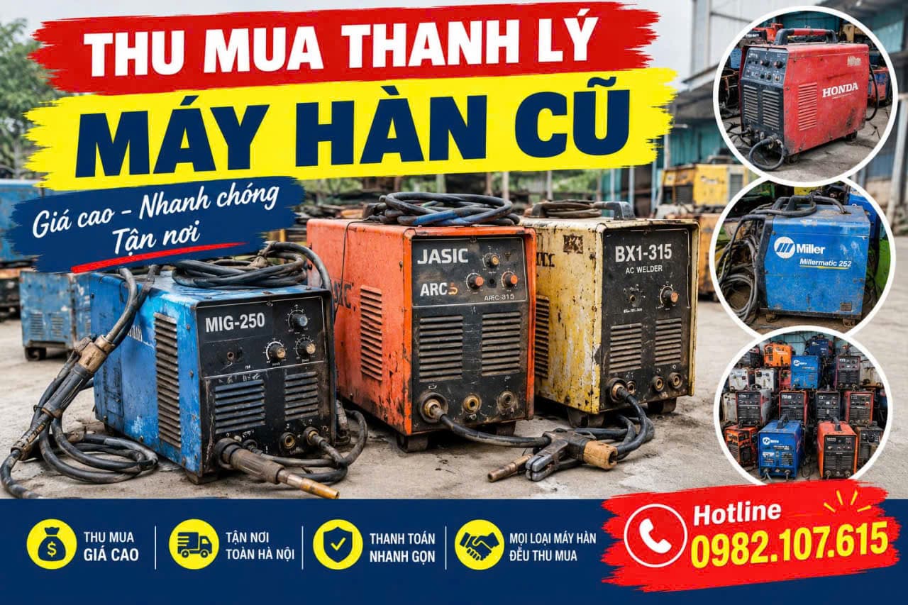 thu mua may han cũ